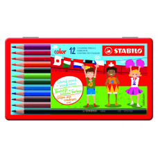 Kleurpotloden Stabilo Color 979 12st Metalen Etui