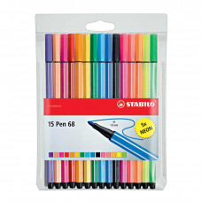 Viltstift Stabilo 68 10+5 neon