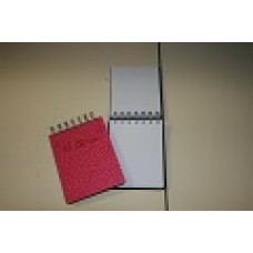 Notitieboek 602 blanco met ringband roze 10x13 cm