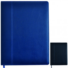 Notitieboek A4 Luxe blanco blauw